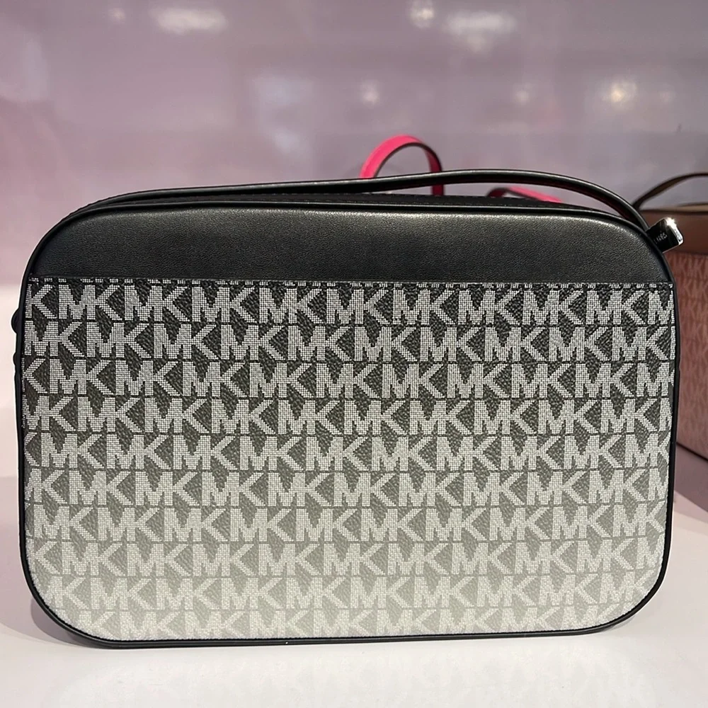 Michael Kors Jet Set Item Large Ombré EW Signature ZP Chain XBody Logo Crossbody